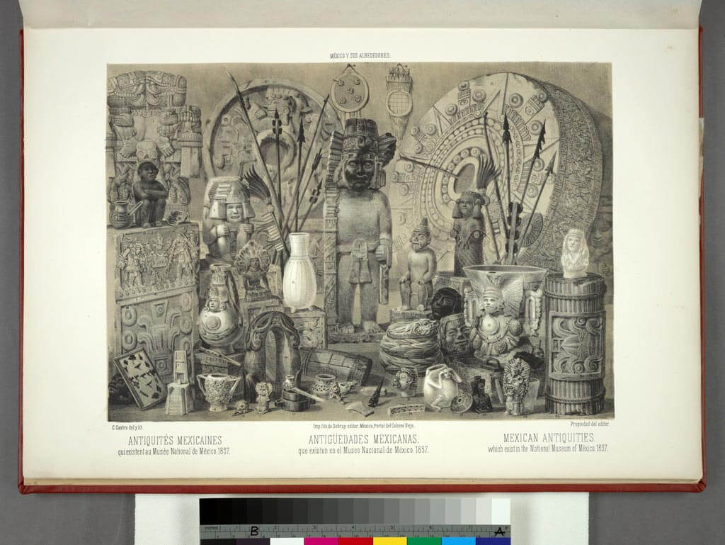 Antigüedades mexicanas que existen en el Museo Nacional de México, 1857